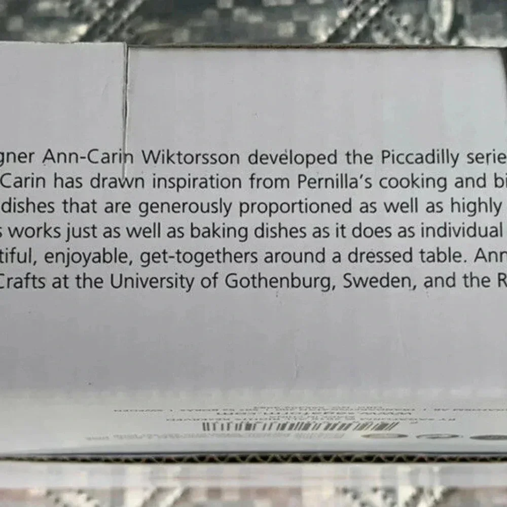 Ann Carin Wiktorsson Piccadilly 2 Baking Dish Set